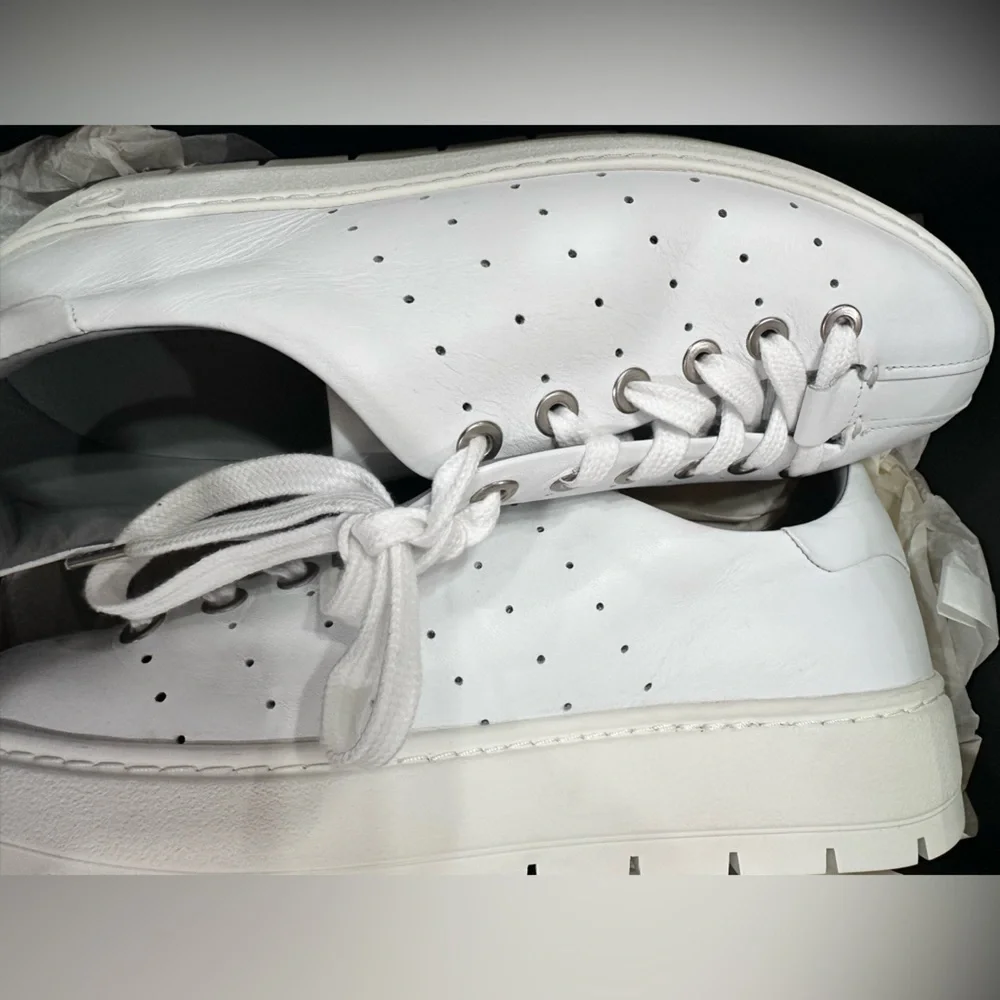 Rag & Bone Women's White Sneakers 41 US 11 - Picture 4 of 6